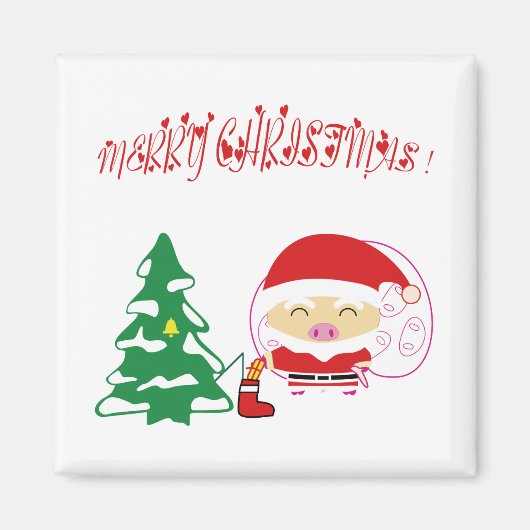 Aimant sapin de Noël (Devant)