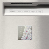 Aimant Sapin de Noël blanc (In Situ (Lave-vaisselle))