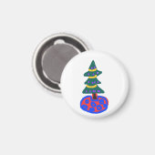Aimant Sapin de Noël drôle (Recto/Verso)