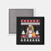 Aimant Sapin de Noël pour Chat (Recto/Verso)