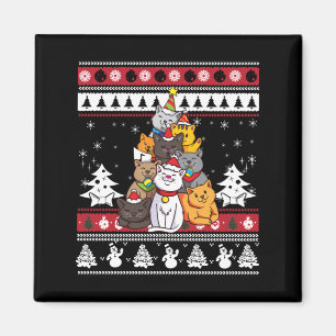 Aimant Sapin de Noël pour Chat
