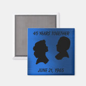 AIMANT SAPPHIRE ANNIVERSAIRE-MAGNET (Recto/Verso)