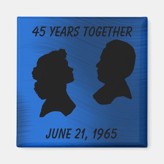 AIMANT SAPPHIRE ANNIVERSAIRE-MAGNET (Devant)