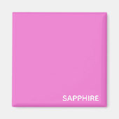Aimant Sapphire pink colour (Devant)