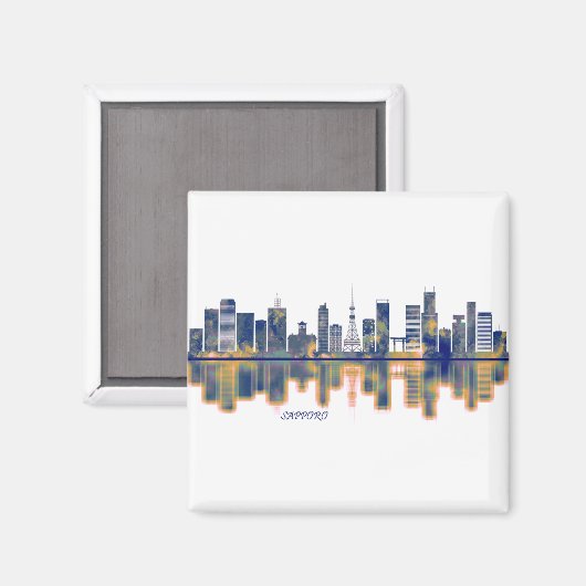 Aimant Sapporo Skyline (Recto/Verso)