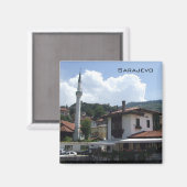 Aimant Sarajevo - Mosquée (Recto/Verso)