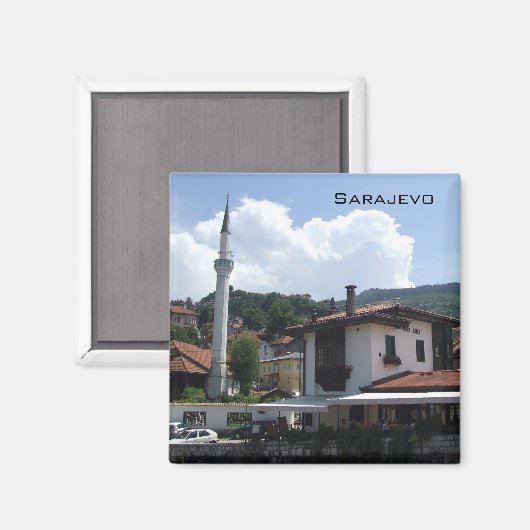 Aimant Sarajevo - Mosquée (Recto/Verso)