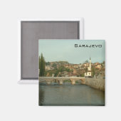 Aimant Sarajevo - Pont latin (Recto/Verso)