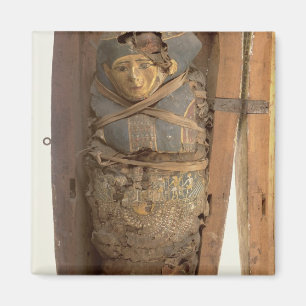 Aimant Sarcophage et corps momifié de Psametik I (664-
