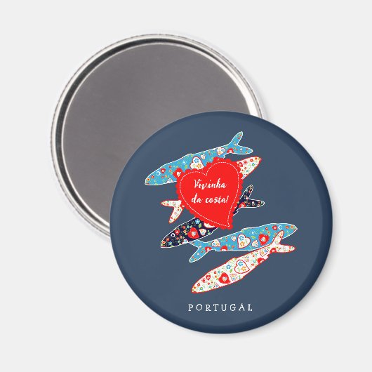 Aimant Sardines portugaises (Recto/Verso)