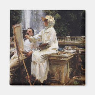 Aimant Sargent : La Fontaine, Villa Torlonia, Frascati