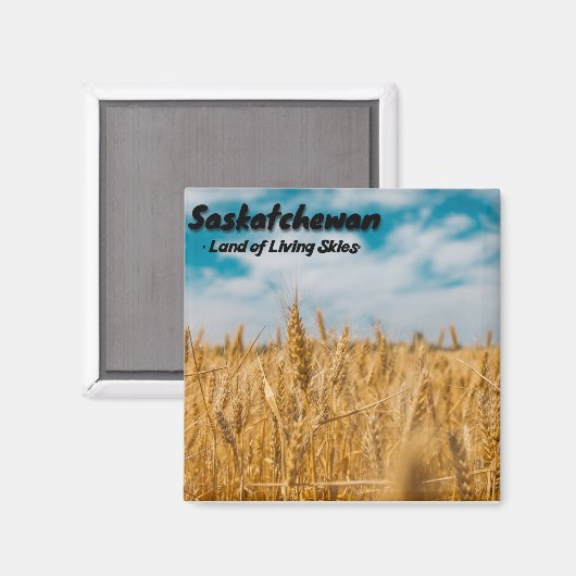 Aimant Saskatchewan Blé Field (Recto/Verso)