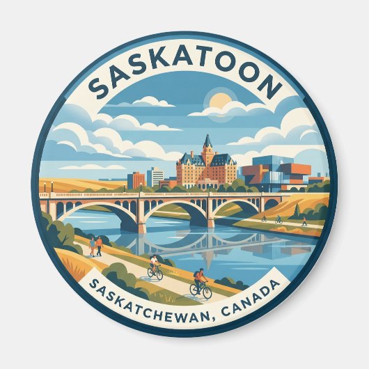 Aimant Saskatoon Canada (Devant)