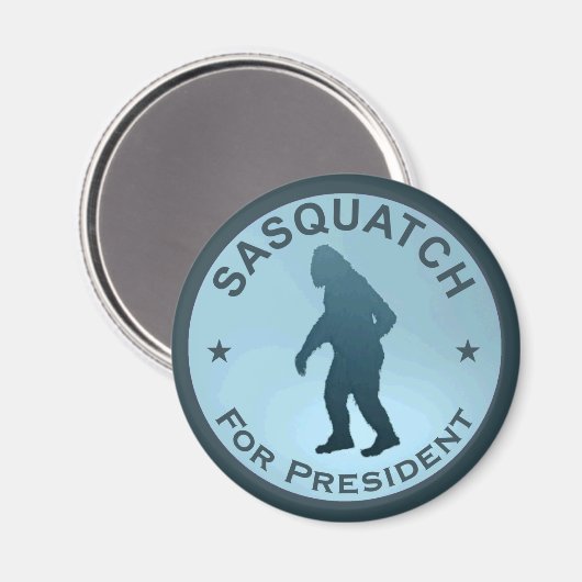 Aimant Sasquatch, Président (Recto/Verso)