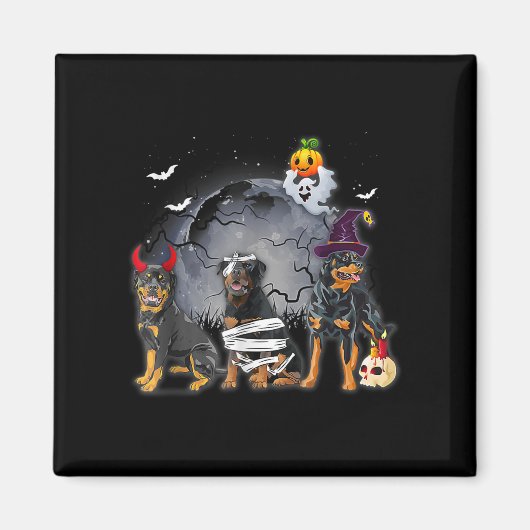 Aimant Satan Witch Mummy Halloween Cost (Devant)