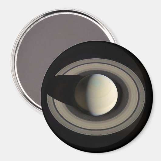 Aimant SATURN DE PLANÈTE (système solaire) ~ (Recto/Verso)