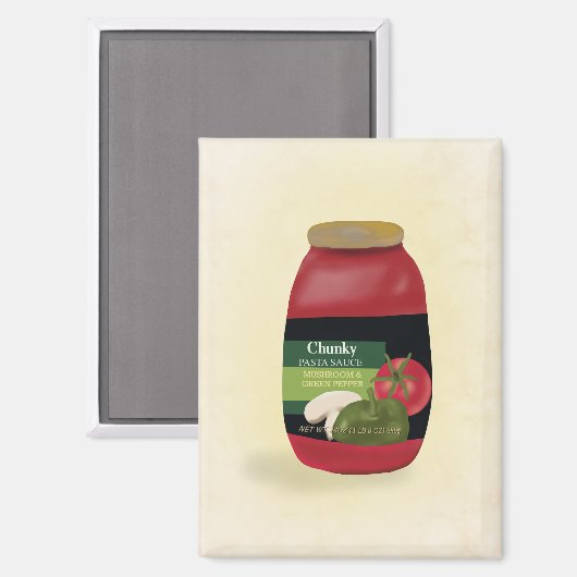 Aimant Sauce tomate (Recto/Verso)