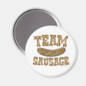 Aimant Saucisse de l'équipe (Recto/Verso)