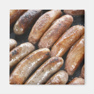 Aimant Saucisses au barbecue