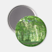 Aimant Saules pleurs avec étang (Recto/Verso)