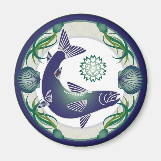 aimant saumon (Devant)