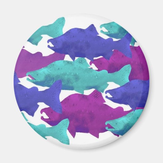 Aimant Saumon de poisson (Devant)