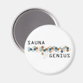 Aimant Sauna Genius (Recto/Verso)