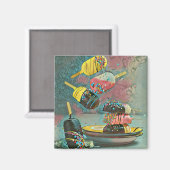 Aimant Saupoudrer de chocolat (Recto/Verso)