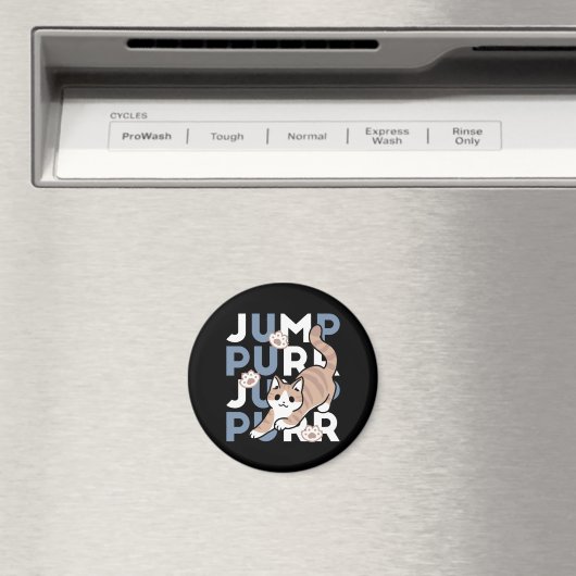 Aimant Sauter Purr Jump : Conception de chat joueuse avec (In Situ (Lave-vaisselle))