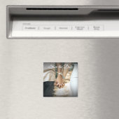 Aimant Sauvegarder la date Moderne Élégant Classique Phot (In Situ (Lave-vaisselle))