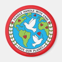 Sauvegardez notre Planet_Magnet 2,25 pouces