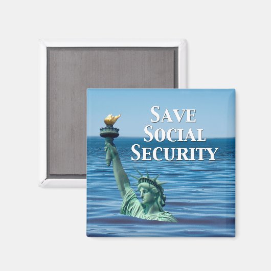 Aimant Sauver la sécurité sociale (Recto/Verso)