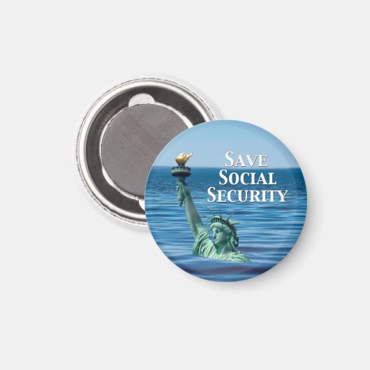 Aimant Sauver la sécurité sociale (Recto/Verso)