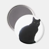 Aimant Sauver le chat noir (Recto/Verso)