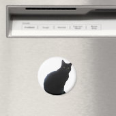 Aimant Sauver le chat noir (In Situ (Lave-vaisselle))