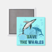 AIMANT SAUVER LES BALEINES (Recto/Verso)