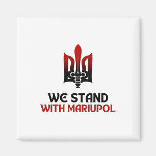Aimant Sauver Marioupol Nous sommes avec Marioupol Ukrain