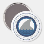 Aimant sauver nos requins (Recto/Verso)