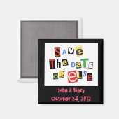 Aimant Sauvez la date, ou sinon ! (Recto/Verso)