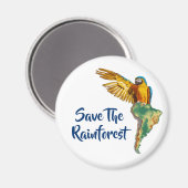 Aimant Sauvez La Rainforest (Recto/Verso)