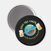 Aimant Sauvez la Terre (Recto/Verso)
