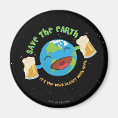 Aimant Sauvez la Terre (Devant)