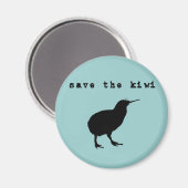 Aimant Sauvez l'aimant de Kiwi (Recto/Verso)