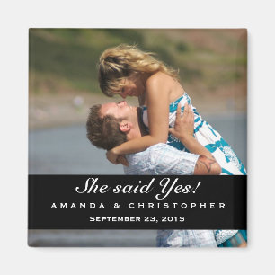 Aimant Sauvez le brun moderne de date et l'aimant rose