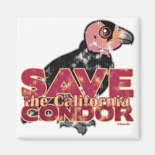 Aimant Sauvez le condor de Californie