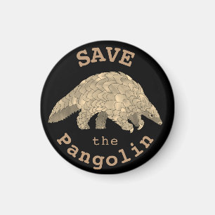 Aimant Sauvez le coronavirus en danger de Pangolin