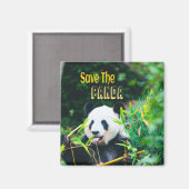 Aimant Sauvez Le Panda (Recto/Verso)