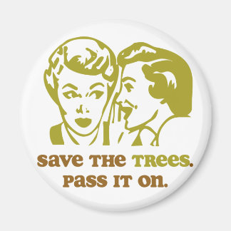 Aimant Sauvez les arbres