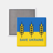 Aimant Sauvez l'Ukraine (Recto/Verso)