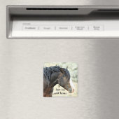 Aimant Sauvez nos Mustangs sauvages de l'Occident (In Situ (Lave-vaisselle))